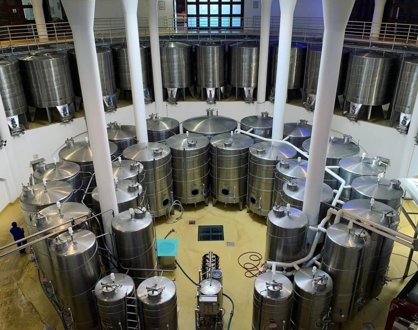 Wine Tanks at Vergelegen Cellar